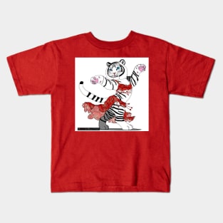 The dancer with roses and hearts Kids T-Shirt